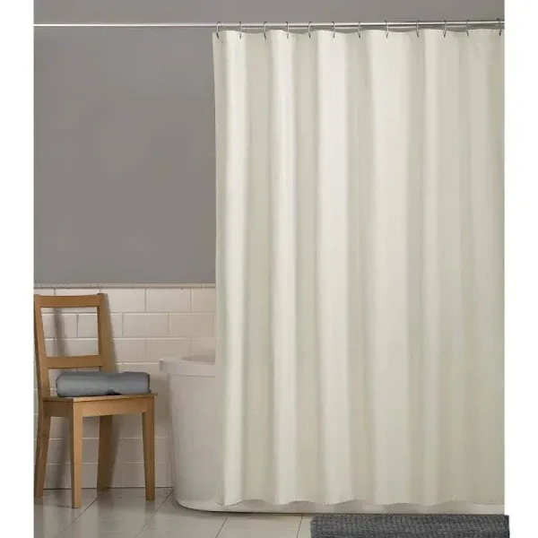 Maytex Water Repellent Fabric Shower Curtain or Liner