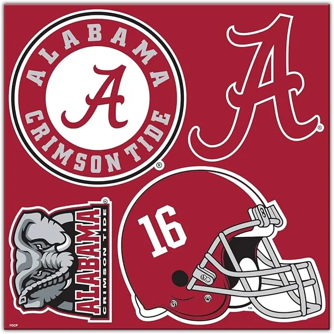 Alabama Crimson Tide Magnet Kit 4 Piece