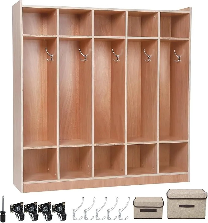 GARVEE 5-Section Classroom Coat Locker