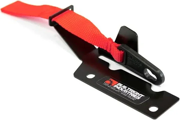 BuiltRight Industries 09-14 Ford F-150 SuperCrew Rear Seat Release - Red Strap 100113