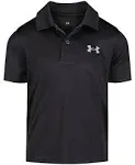 Under Armour Little Boys Matchplay Solid Polo Shirt - Black - Size 4