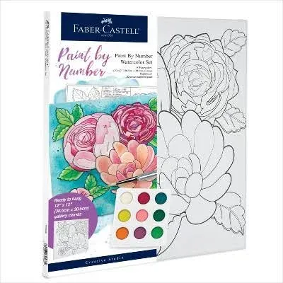 Faber-Castell Paint by Number Watercolor Bold Floral