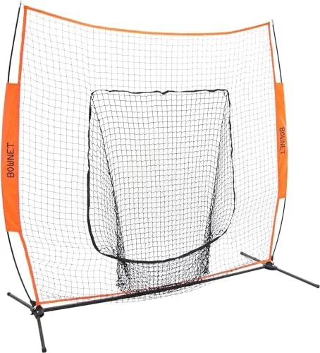 Baseball/Softb<wbr/>all Bownet 7x7 Bigmouth Training Replacement Nets. BowBM