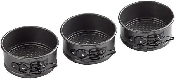 Wilton 4”  Mini Springform Pans for Mini Cheesecakes Pizzas and Quiches 4 PCs