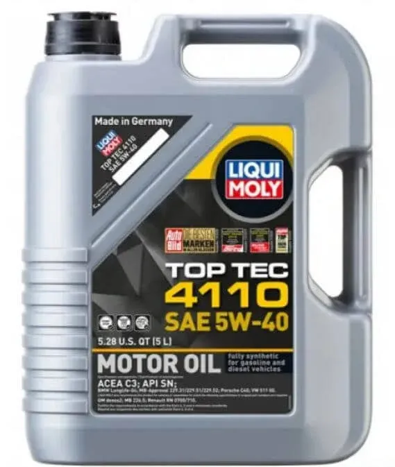 Liqui Moly Top Tec 4110 Engine Oil 22122 Mercedes Benz E320 E350 BMW X5 C300