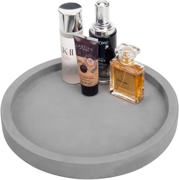 MyGift 11-inch Classic Round Vanity Tray