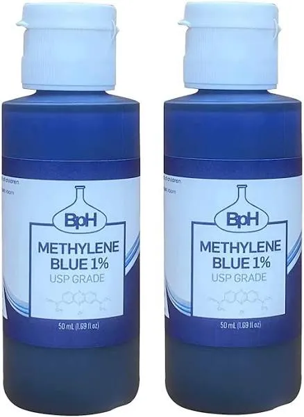 Methylene Blue 1% USP (Pharmaceutica<wbr/>l) Grade: 2×60 mL Twin Pack