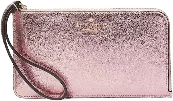 Kate Spade Lucy Glitter Medium L-Zip Wristlet