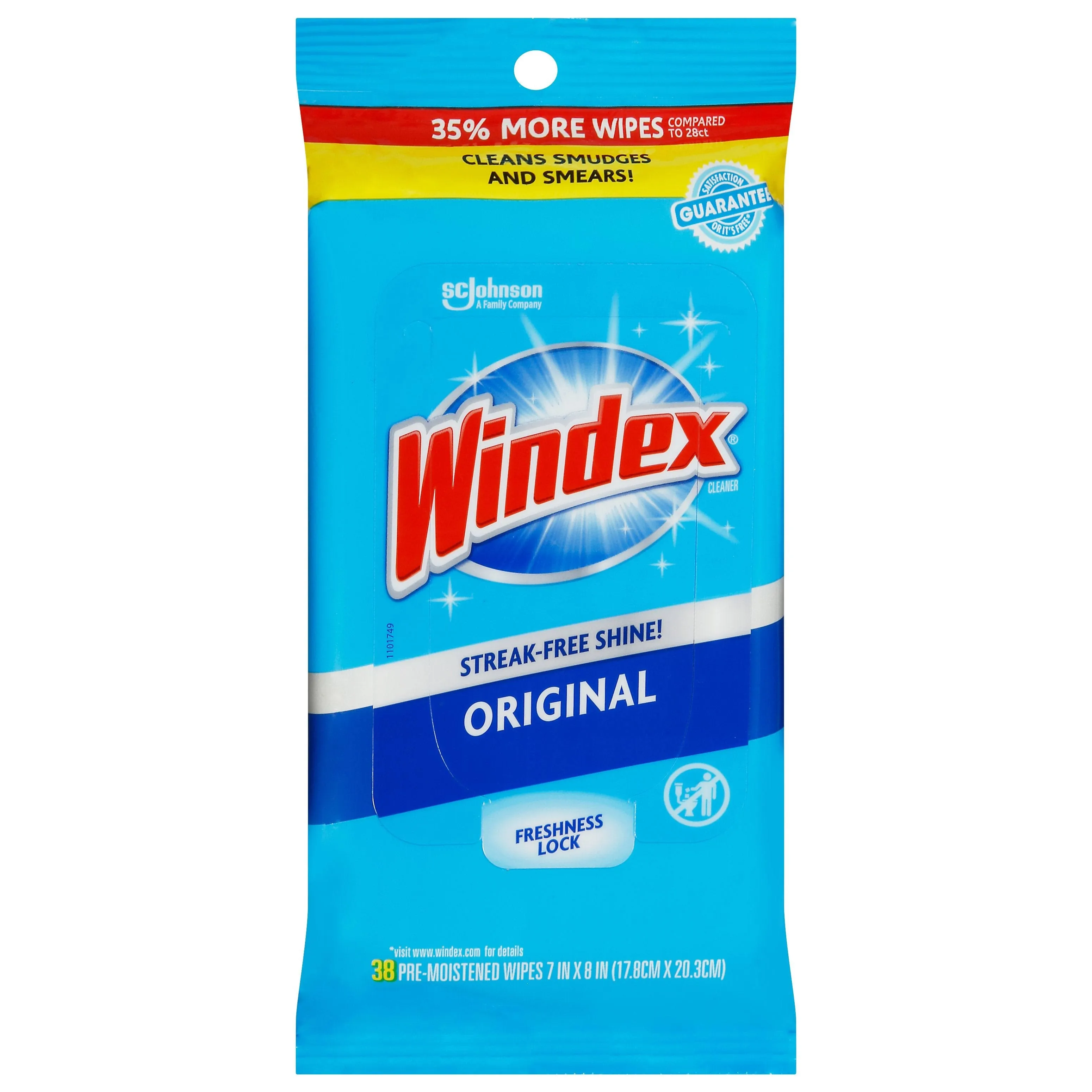 Windex Original Wipes - 38 Wipes