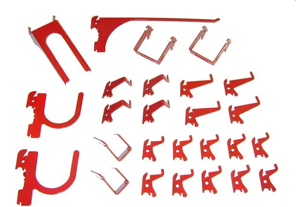 Wall Control Slotted Metal Pegboard Hook Kit