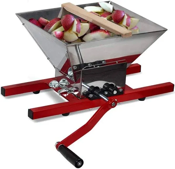 Fruit Apple Wine Classic Crusher With Stand -7 Litre/1.8Gallo<wbr/>n Manual Grinder...