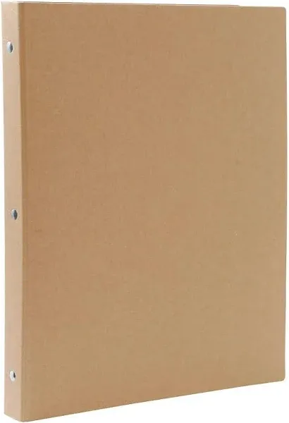 MUJI Binder A4 30 Rings Kraft Binder Recycle Kraft Paper Loose Leaf 130 sheets