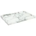 Real Luxurious Natural Marble Vanity Tray Genuine Marble Storage Tray For Home D