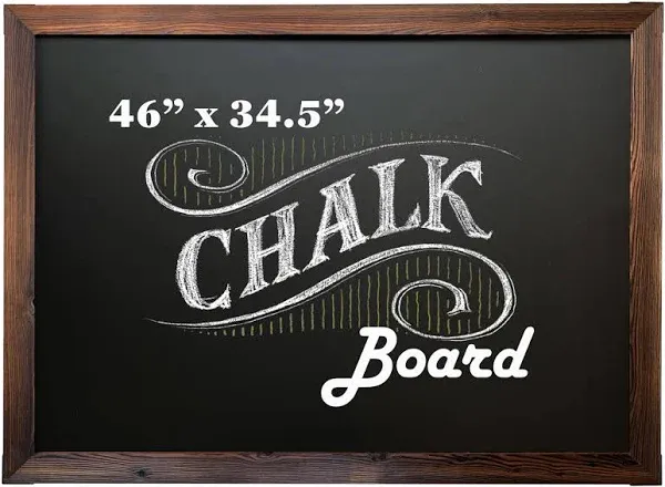 Magnetic Chalkboard - Easy-to-Erase Large Chalkboard for Wall Decor and Kitch...