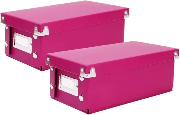 Snap-N-Store Index Card Holder Storage Box