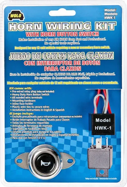 Wolo Air Horn Wiring Kit HWK-1