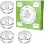 Year of Plenty Fermentation Weights | Nonslip Grip Handle | 12-Pack for Fermenting Sauerkraut, Pickles, Kimchi in Wide Mouth Mason Jars - Lead