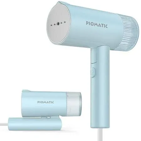 PIOMATIC Steamer for Clothes Foldable Handheld Clothing Wrinkles Remover for Garments with Thermostatic Ceramic Plate