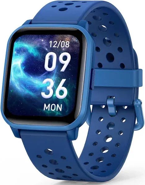 Kids Smart Watch for Girls Boys, Smart Watch Gifts for 6-16 Years Old with Sleep Mode Multiple Sports Modes Pedometer Birthday Gift for Boys Girls(Blue)