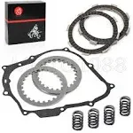 Clutch Plates Kit Heavy Duty Spring Gasket For Honda XR80R XR100R CRF80F CRF100F