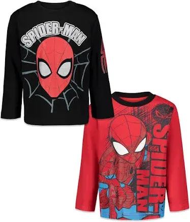 Set of 2 Boys Spider man 2T long sleeve shirts