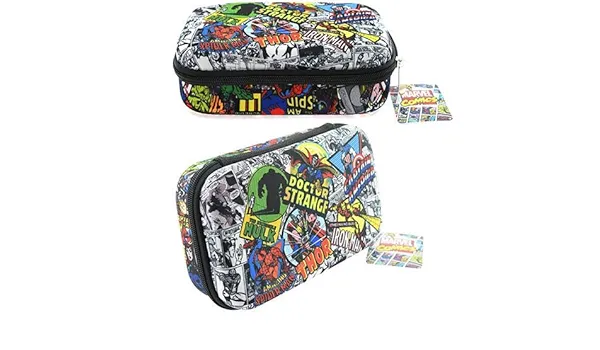 Marvel Avengers Spiderman Thor Hulk Comics Molded Pencil Case