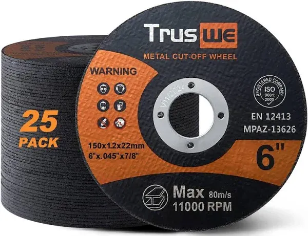 Truswe Cut Off Wheels 52 Pack