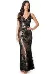 Dress The Population Sharon Gown S / Brushed Gold M