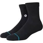 2024 Stance Icon Quarter 3 Pack Golf Socks Black Small NEW