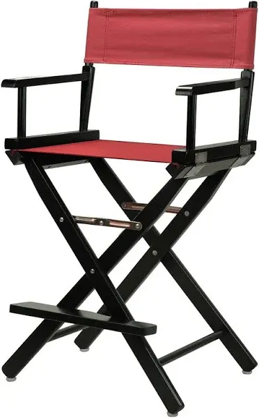 18 Directors Chair Natural Frame-Black Canvas