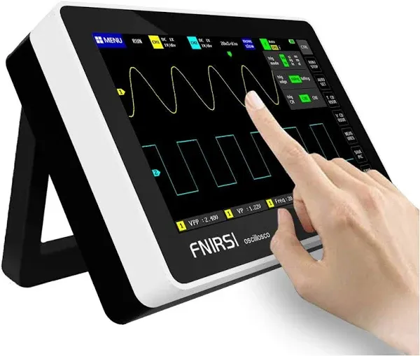 Tablet Oscilloscope,with 2 Channel 100MHz Bandwidth 1GSa/s Sampling Rate Oscilloscope,Multifunction Oscilloscope,Ultra Thin Portable USB Oscilloscope