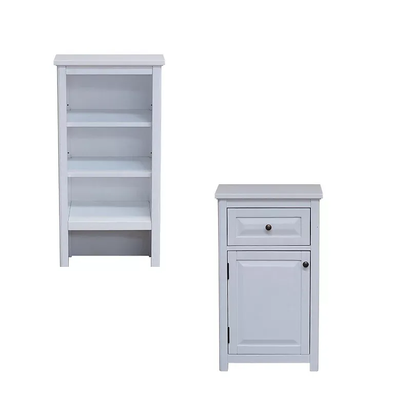 Alaterre Furniture Dorset Bathroom Storage Tower