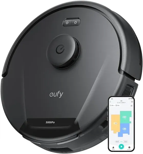 eufy L60 Robot Vacuum Ultra Strong 5,000 Pa Suction iPath Laser Navigation