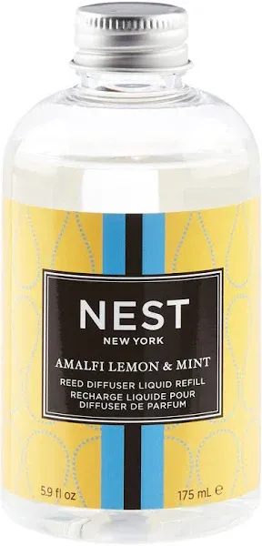 Nest New York Amalfi Lemon & Mint Reed Diffuser Liquid Refill