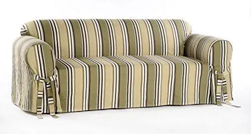 Classic Slipcovers Classic Stripe Sofa Slipcover