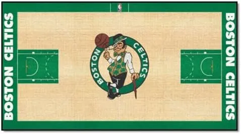 Fanmats 9205 NBA Boston Celtics Court Nylon Court Runner 30 Inch x 54 Inch