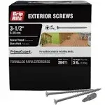 Grip-Rite #10 x 3-1/2 in. #2 Phillips Bugle Head Coarse Thread Coated Exterior Screws 5 lb. Box PTN312S5