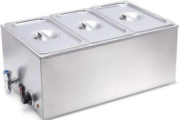 SYBO Bain Marie Buffet Food Warmer Steam Table