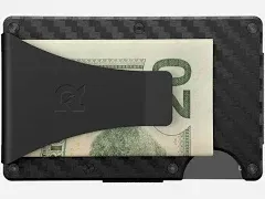 Ridge Men's Money Clip Carbon Fiber 3K Wallet