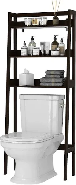 Over The Toilet Storage Shelf, 3-Tier Over Toilet Bathroom Organizer, Above T...