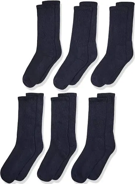 Jefferies Socks Boys' Seamless Half Cushion Sport Crew Socks