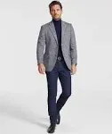 Nautica Men's Modern Fit Grey Tweed Sport Coat 44r