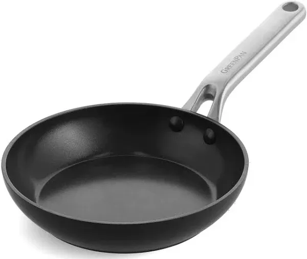 GreenPan Omega Healthy Ceramic Nonstick Fry Pan Size: 8"