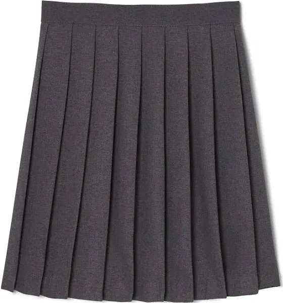 Girl&#39;s At The Knee Pleated Skirt  - Grey