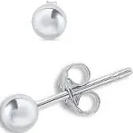 Giani Bernini Sterling Silver 6mm Ball Studs