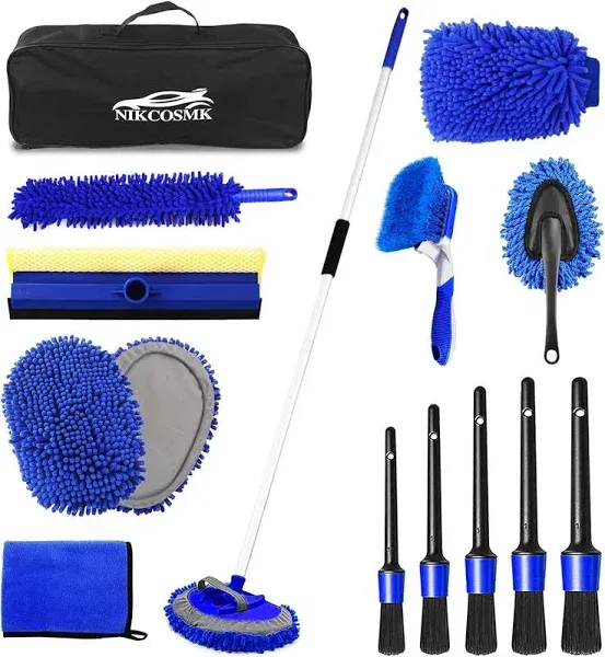 NIKCOSMK 62'' Car Wash Brush Kit