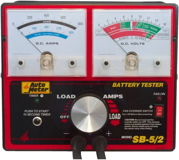 Autometer Sb 5 2 Battery Tester