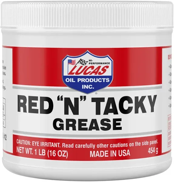 Lucas Oil 10574 Red N Tacky #2 Grease - 1lb. Tub