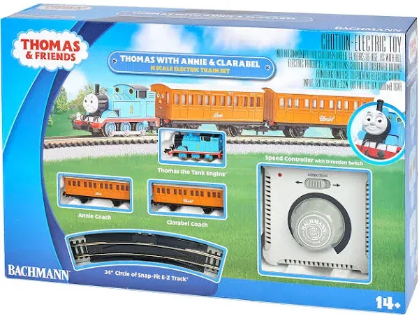 Bachmann N scale Thomas w/ Annie &amp; Clarabel Train Set 24028 NIB NEW 