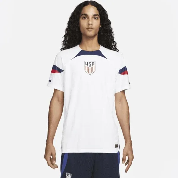 Nike USA Home Men's Authentic World Cup Soccer Jersey 22/23 (as1, Alpha, xx_l, Regular, Regular) White